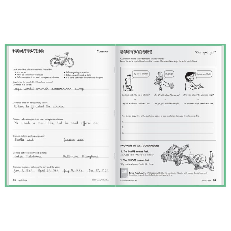 Learning Without Tears, Can-Do Cursive, Student Workbook, Age 10+, 5th Grade+, Handwriting Practice, Writing Book, School & Home, Language Arts, Tutoring - Image 5